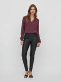 Vila LACE NECK LONG SLEEVED BLOUSE, Winetasting, highres - 14083466_Winetasting_005.jpg