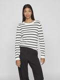 VILA VIDALO GESTREIFTES STRICKPULLOVER, White Alyssum, highres - 14101685_WhiteAlyssum_1141868_003.jpg