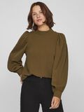 VILA HIGH NECK LONG SLEEVED BLOUSE, Dark Olive, highres - 14104001_DarkOlive_007.jpg