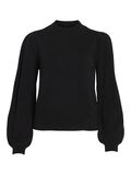 Vila HIGH NECK LONG SLEEVED BLOUSE, Black, highres - 14084179_Black_001.jpg