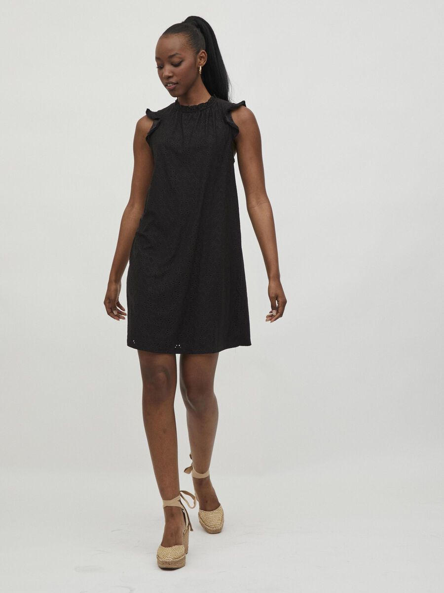 Vila SANS MANCHES MINI-ROBE, Black, highres - 14073789_Black_003.jpg