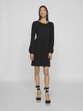VILA LONG SLEEVED SHORT DRESS, Black, highres - 14099443_Black_005.jpg
