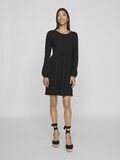 Vila LONG SLEEVED SHORT DRESS, Black, highres - 14099443_Black_005.jpg