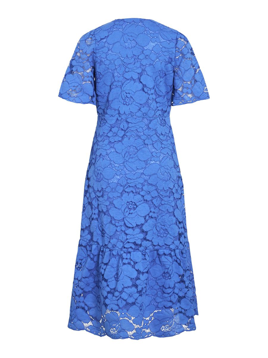 VILA VICEREN SHORT SLEEVED MIDI DRESS, Regatta, highres - 14105703_Regatta_002.jpg