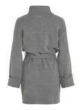 Vila TIE WAIST KNITTED DRESS, Medium Grey Melange, highres - 14061999_MediumGreyMelange_002.jpg