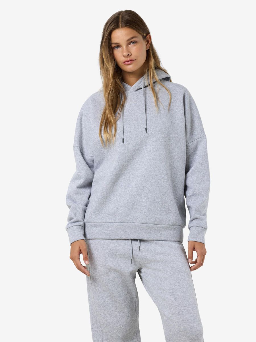 Noisy May OVERSIZED HOODIE, Light Grey Melange, highres - 27023503_LightGreyMelange_003.jpg