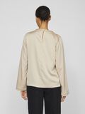 VILA HIGH NECK LONG SLEEVED TOP, Cement, highres - 14102733_Cement_004.jpg
