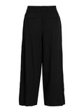 VILA REGULAR WAIST - WIDE-LEG TROUSERS, Black, highres - 14067575_Black_002.jpg