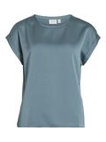 Vila ROUND NECK SHORT SLEEVED TOP, Arctic, highres - 14059563_Arctic_001.jpg