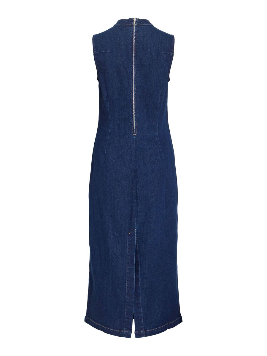 Product carousel image - VESTIDO DE GANGA, Dark Blue Denim | 2