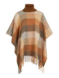 Vila CHECKED PONCHO, Toasted Coconut, highres - 14079646_ToastedCoconut_001.jpg