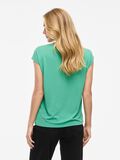VILA VIMODALA V-NECK SHORT SLEEVED TOP, Winter Green, highres - 14074847_WinterGreen_004.jpg