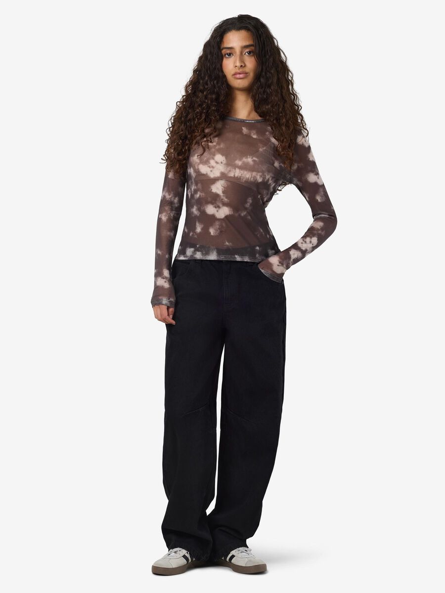 Noisy May LONG SLEEVED MESH TOP, Morel, highres - 27022045_Morel_1165261_004.jpg
