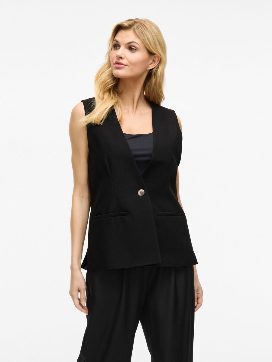 VILA VIPINIEMA TAILORED WAISTCOAT, Black Beauty, highres - 14104568_BlackBeauty_003.jpg