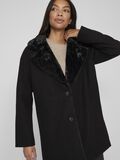 Vila FAUX FUR COLLAR COAT, Black, highres - 14094348_Black_007.jpg