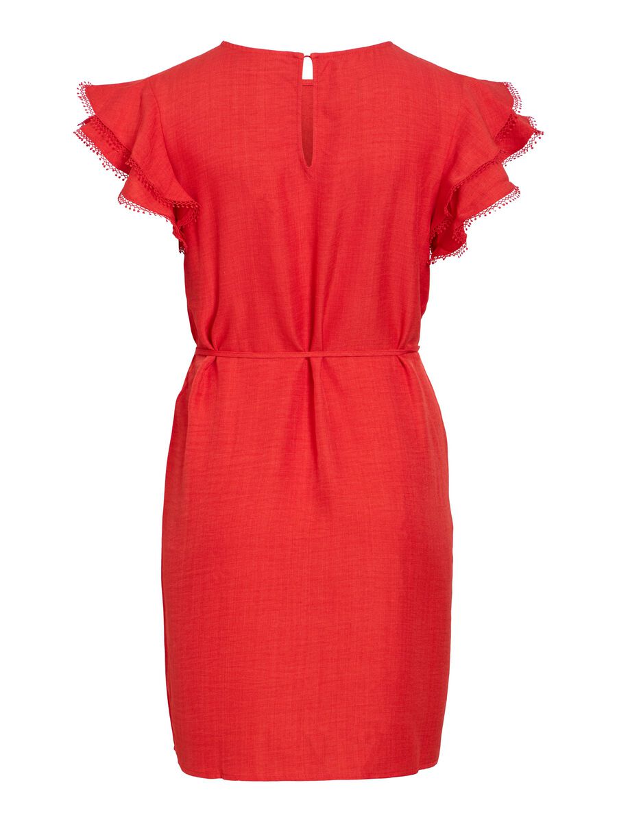 Product carousel image - VILUVI KR&Oacute;TKI RĘKAW KR&Oacute;TKA SUKIENKA, Mars Red | 2