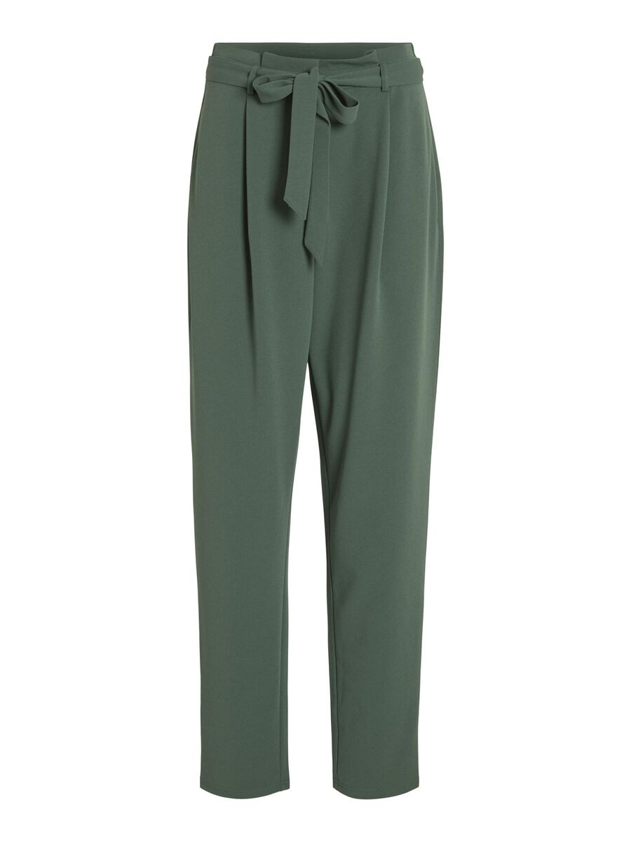 VILA VICLAVA HIGH WAIST HOSE, Duck Green, highres - 14100197_DuckGreen_001.jpg