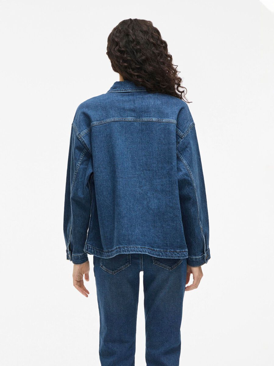 VILA VIJAF DENIM JAKKE, Medium Blue Denim, highres - 14108447_MediumBlueDenim_1231611_004.jpg
