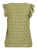 VILA VIAMALINA CAP SLEEVE TOP, Sage, highres - 14104110_Sage_002.jpg