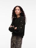 VILA VISIF - DÉCOUPE EN CŒUR SWEAT-SHIRT, Black, highres - 14113097_Black_007.jpg