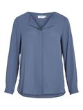 VILA VILUCY HIGH LOW SHIRT, Bijou Blue, highres - 14044253_BijouBlue_001.jpg