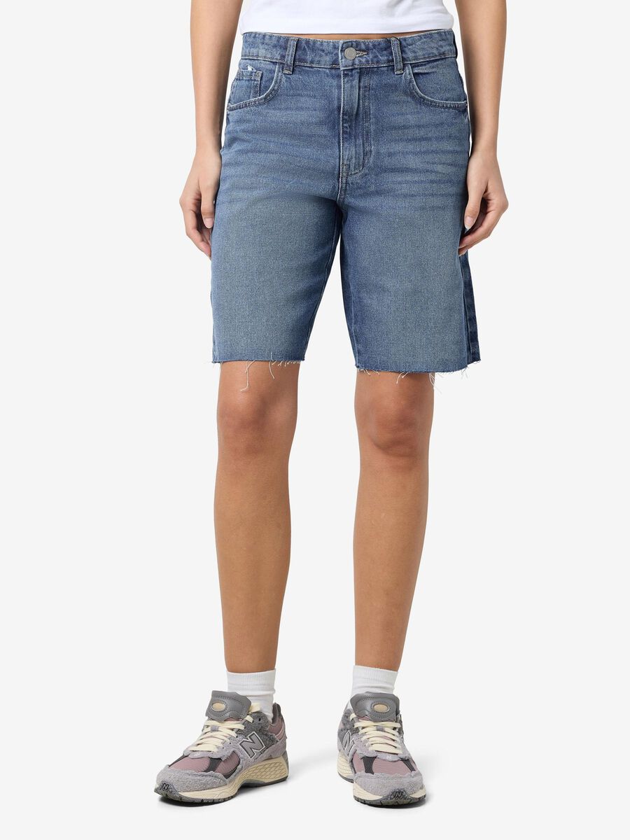 Noisy May NMHOLLA DENIM SHORTS, Medium Blue Denim, highres - 27033664_MediumBlueDenim_003.jpg