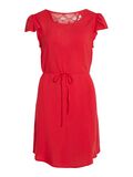 Vila TIE WAIST SHORT DRESS, Mars Red, highres - 14087287_MarsRed_001.jpg