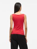 VILA VIKANA WATERFALL SLEEVELESS TOP, Racing Red, highres - 14112655_RacingRed_004.jpg