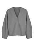 VILA VIJUICE V-AUSSCHNITT JACKE, Medium Grey Melange, highres - 14101198_MediumGreyMelange_001.jpg