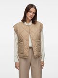 VILA QUILTED WAISTCOAT, Savannah Tan, highres - 14103401_SavannahTan_003.jpg