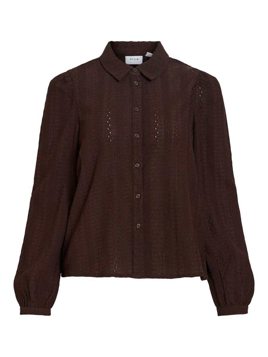 Carousel image - VIZANIA LONG SLEEVED SHIRT, Coffee Bean | 5