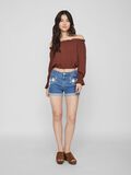 Vila PETITE - OFF-SHOULDER TOP, Chocolate Fondant, highres - 14090983_ChocolateFondant_005.jpg
