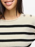 VILA GESTREIFTER STRICKPULLOVER, Cloud Dancer, highres - 14092999_CloudDancer_1082727_007.jpg