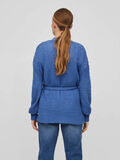 Vila TEXTURED TIE WAIST CARDIGAN, Federal Blue, highres - 14073762_FederalBlue_004.jpg