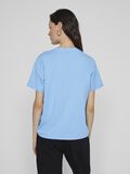 VILA VINORA RUNDHALS T-SHIRT, Blissful Blue, highres - 14103448_BlissfulBlue_004.jpg
