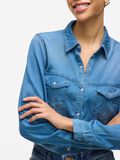 VILA VIBISTA POCKET DENIM SHIRT, Medium Blue Denim, highres - 14033008_MediumBlueDenim_604568_006.jpg