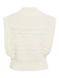 VILA HIGH NECK KNITTED VEST, Birch, highres - 14100998_Birch_002.jpg