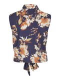 Vila AVEC NŒUD SUR LE DEVANT CHEMISE SANS MANCHES, Navy Blazer, highres - 14090770_NavyBlazer_1074637_002.jpg