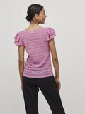 Vila RUFFLE CAP SLEEVE TOP, Fuchsia Pink, highres - 14079907_FuchsiaPink_004.jpg