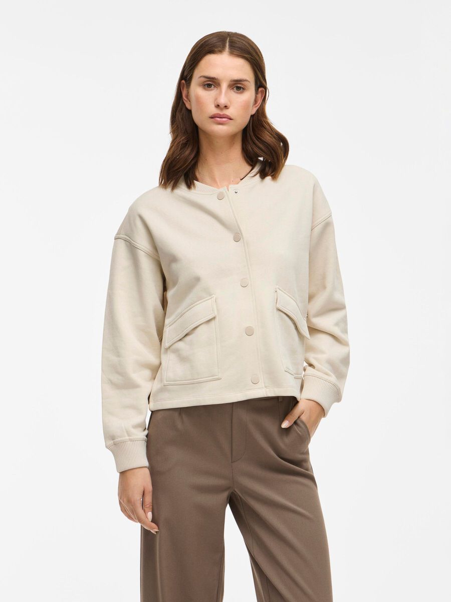 VILA VIODESSIA BUTTONED JACKET, Birch, highres - 14108715_Birch_003.jpg
