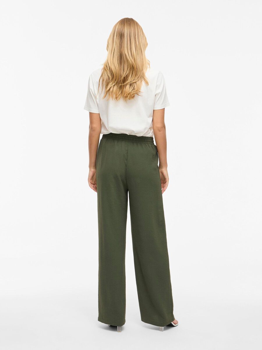 VILA HIGH WAIST WIDE-LEG TROUSERS, Deep Depths, highres - 14100308_DeepDepths_004.jpg
