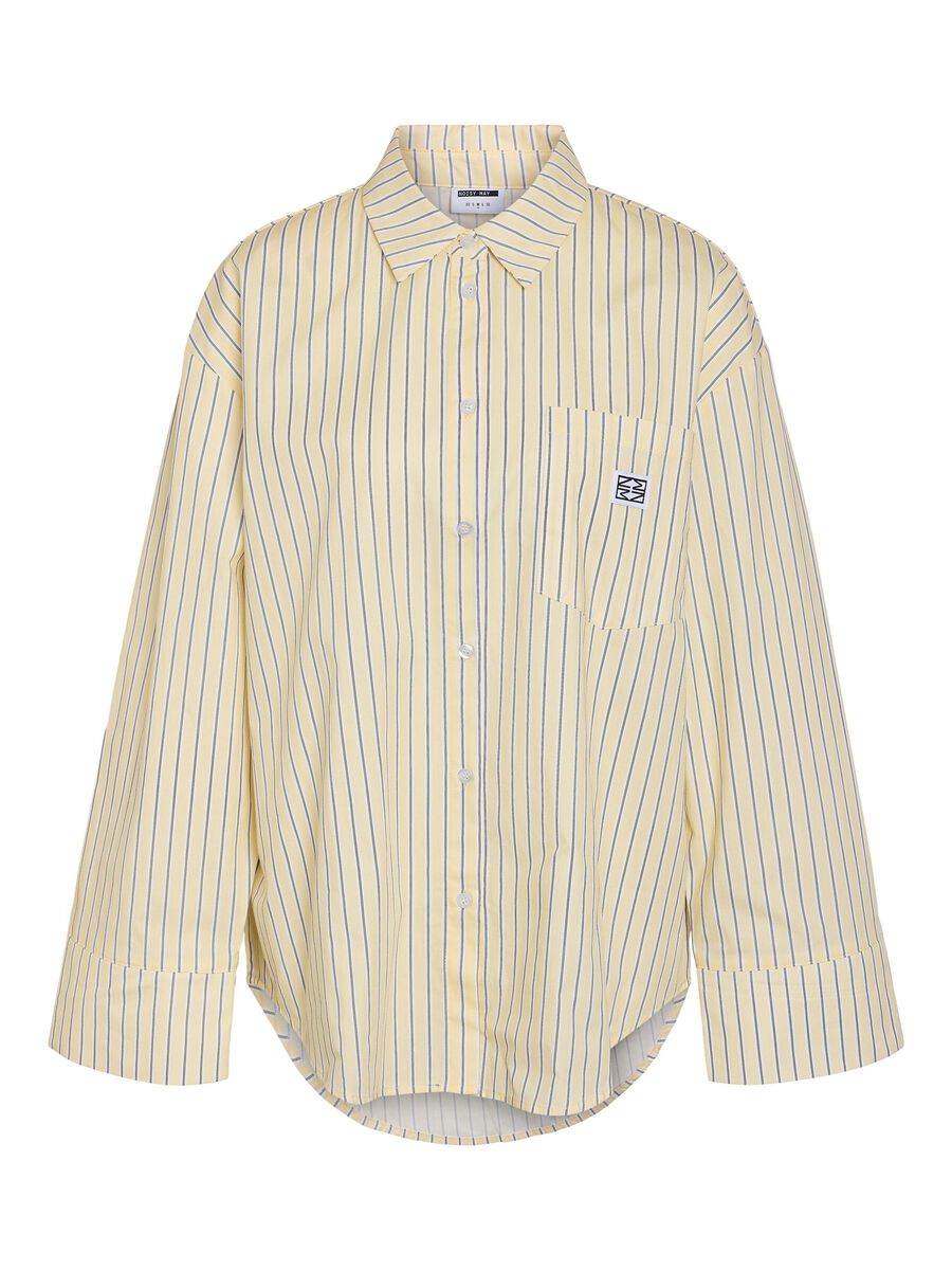 Noisy May STRIPED SHIRT, Pastel Yellow, highres - 27034799_PastelYellow_1259321_001.jpg