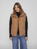 Vila HIGH NECK QUILTED VEST, Toasted Coconut, highres - 14075105_ToastedCoconut_003.jpg
