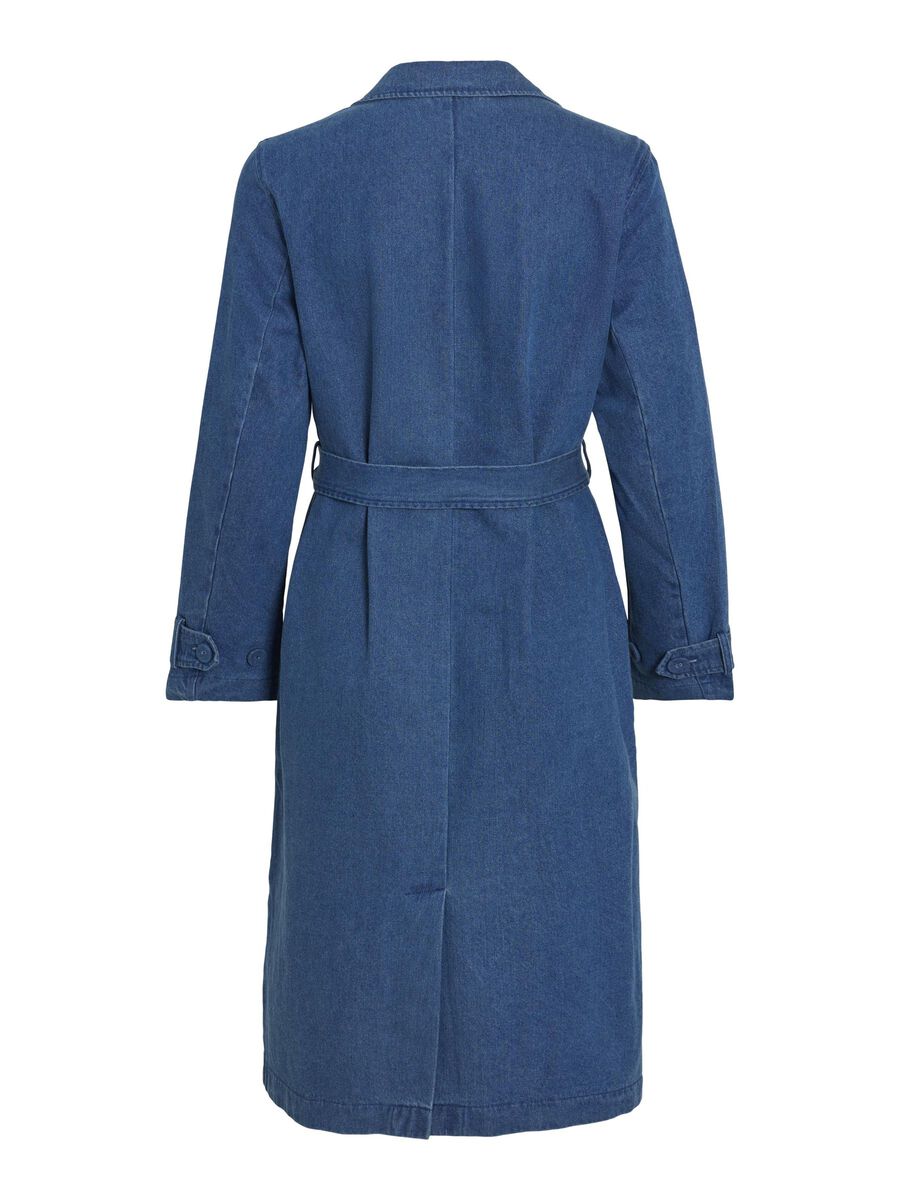 VILA DENIM TRENCH, Medium Blue Denim, highres - 14104407_MediumBlueDenim_002.jpg