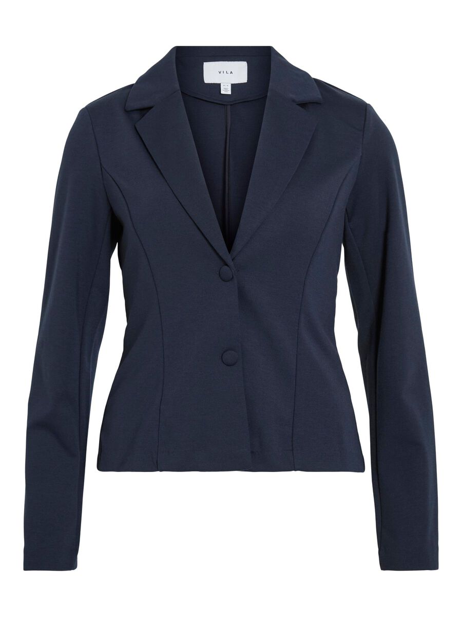 VILA VIPERI FITTED BLAZER, Navy Blazer, highres - 14108501_NavyBlazer_001.jpg