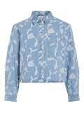 VILA BUTTONED DENIM JACKET, Light Blue Denim, highres - 14105498_LightBlueDenim_1194627_001.jpg