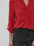 Vila V-HALS BLOUSE MET 3/4 MOUWEN, Pompeian Red, highres - 14083585_PompeianRed_007.jpg