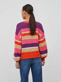 Vila STRIPED KNITTED PULLOVER, Fandango Pink, highres - 14080979_FandangoPink_985415_004.jpg