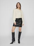 VILA COATED  MINI SKIRT, Black Beauty, highres - 14100268_BlackBeauty_005.jpg