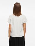 VILA V-NECK SHORT SLEEVED TOP, Snow White, highres - 14106951_SnowWhite_004.jpg
